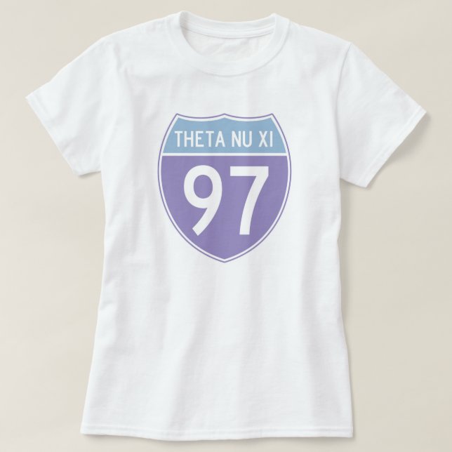 T-shirt Pièce en t de l'itinéraire 97 (Design devant)