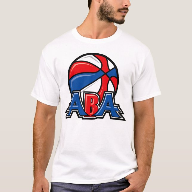 T-shirt Pièce en t de logo d'aba (Devant)