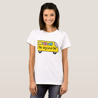 T-shirt Pièce en t de logo d'autobus du JLB des femmes