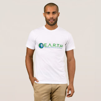 T-shirt Pièce en t de logo d'E.A.R.T.H