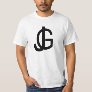 T-shirt Pièce en t de logo de JG