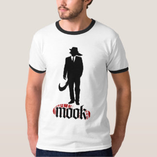 T-shirt Pièce en t de logo de loup de Mook