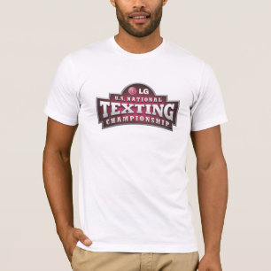 T-shirt Pièce en t de logo de Texter