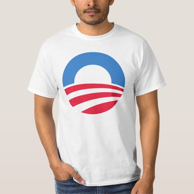 T-shirt Pièce en t de logo du Président Barack Obama (Devant)