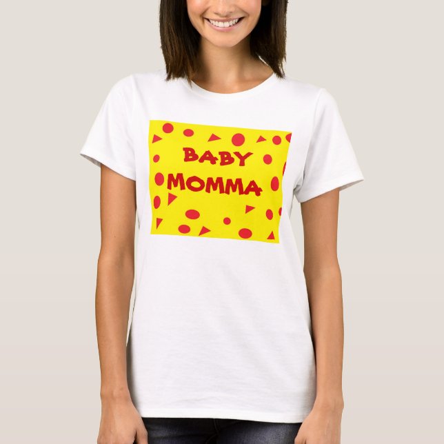 T-shirt Pièce en t de MAMANS de BÉBÉ (Devant)