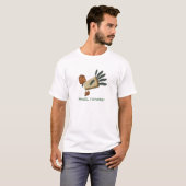 T-shirt Pièce en t de Mazel Tofurkey Thanksgivukkah (les (Devant entier)