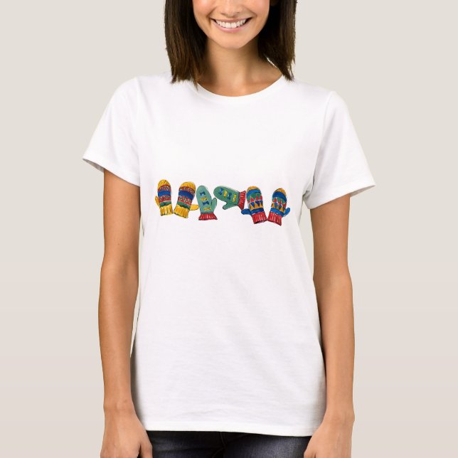 T-shirt pièce en t de Mitaine-vacances (Devant)