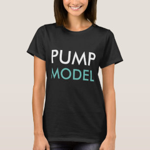 T-shirt Pièce en t de modèle de magazine de POMPE