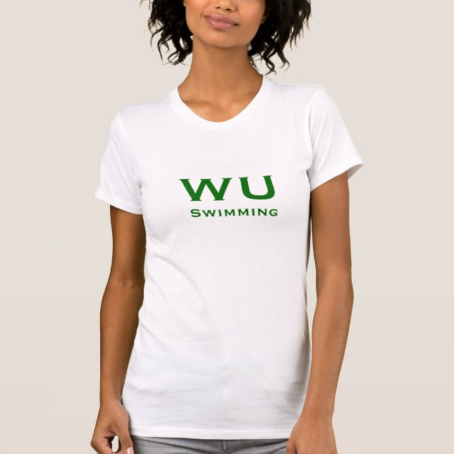 T-shirt Pièce en t de natation de WU (Devant)