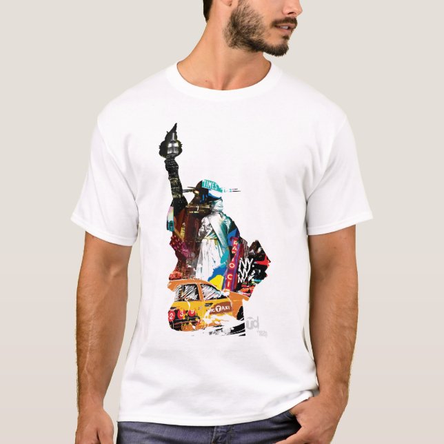 T-shirt Pièce en t de New York City de métro (Devant)