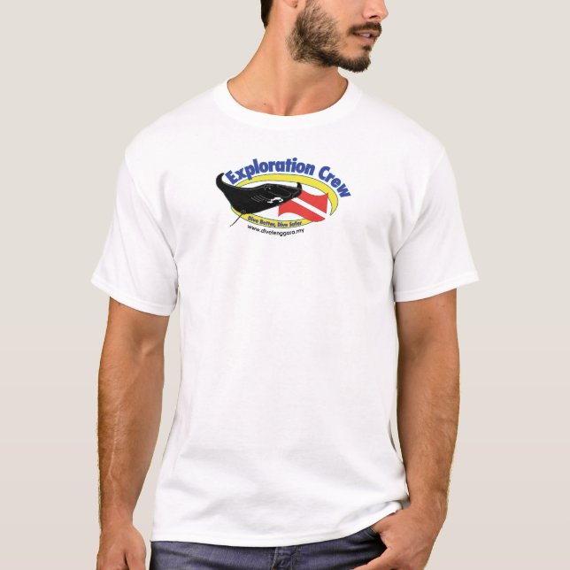 T-shirt Pièce en t de normale d'équipage d'exploration (Devant)