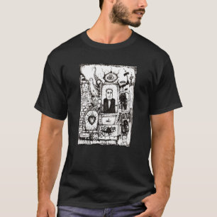T-shirt Pièce en t de page de journal d'art :