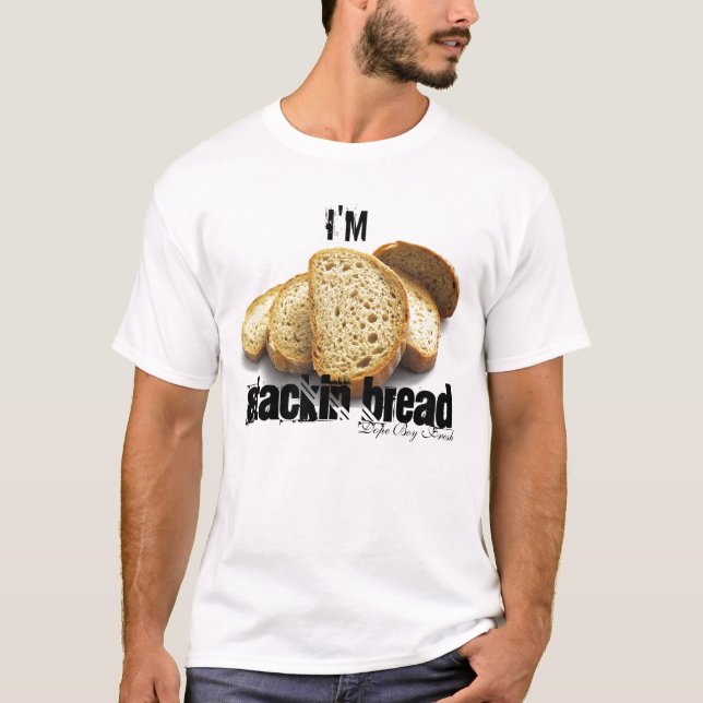T-shirt Pièce en t de pain de Stackin (Devant)