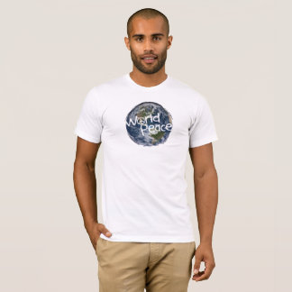 T-shirt Pièce en t de paix du monde