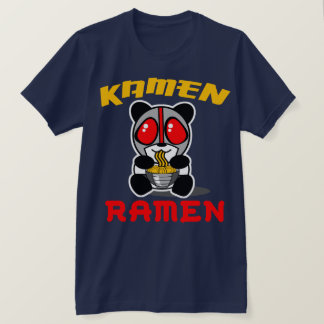 T-shirt Pièce en t de panda de Ramen de Kamen