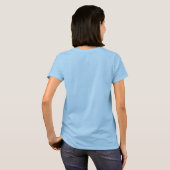 T-shirt pièce en t de pawprint (Dos entier)