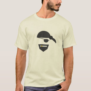 T-shirt pièce en t de pirate