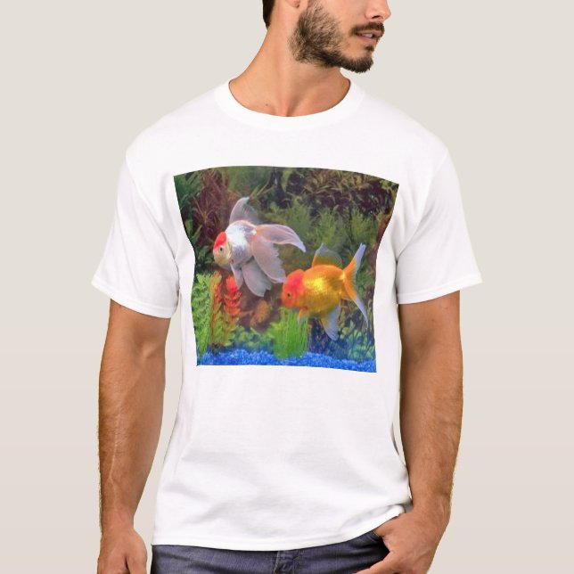 T-shirt Pièce en t de poissons d'or (Devant)