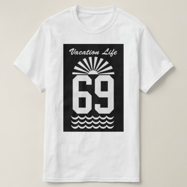 T-shirt Pièce en t de position de vacances (Design devant)
