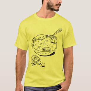 T-shirt Pièce en t de ragout de fruits de mer