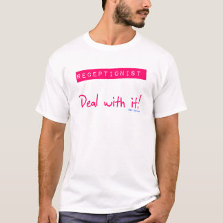 T-shirt Pièce en t de réceptionniste