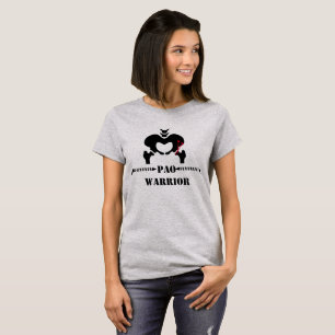 T-shirt Pièce en t de récupération de guerrier de PAO