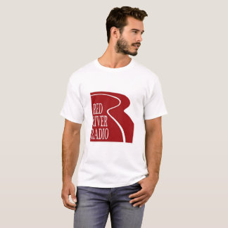 T-shirt Pièce en t de réseau de radio de la rivière rouge