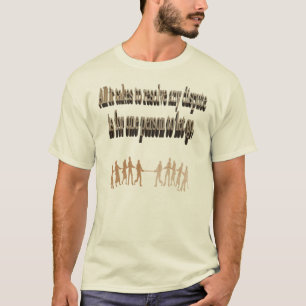 T-shirt Pièce en t de résolution du conflit