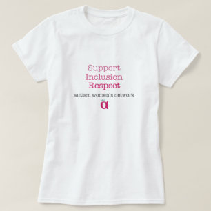 T-shirt Pièce en t de respect d'inclusion de soutien