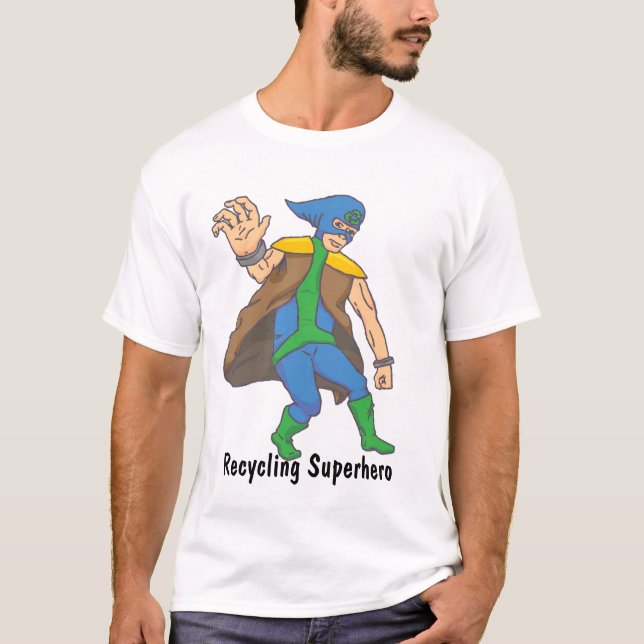 T-shirt Pièce en t de réutilisation de Superero de Blake (Devant)