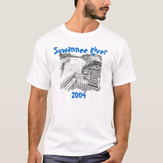 T-shirt Pièce en t de rivière de Suwannee
