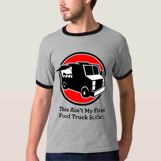T-shirt Pièce en t de "rodéo de camion de nourriture" de (Devant)