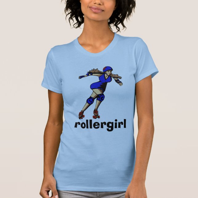 T-shirt Pièce en t de Rollergirl (Devant)