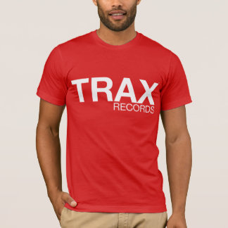 T-shirt Pièce en t de rouge de signature de disques de