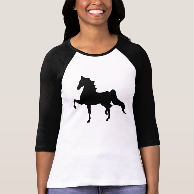 T-shirt Pièce en t de Saddlebred (Devant)