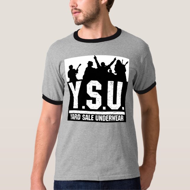 T-shirt Pièce en t de silhouette de YSU (Devant)