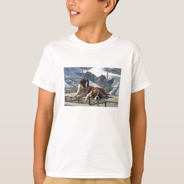 T-shirt pièce en t de st bernard (Devant)