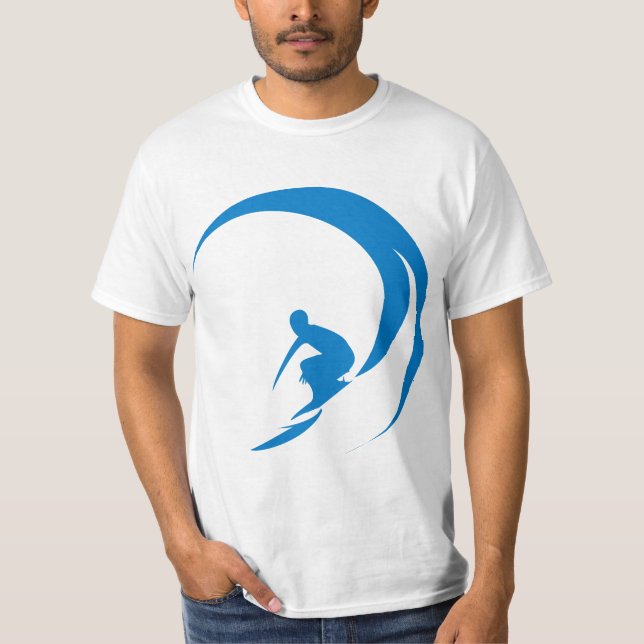 T-shirt Pièce en t de surf (Devant)