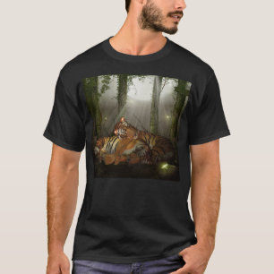 T-shirt Pièce en t de tigre pour les hommes, année du