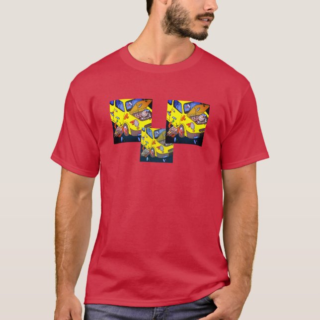 T-shirt Pièce en t de VaCa par le dalDesignNZ (s-5xl) (Devant)