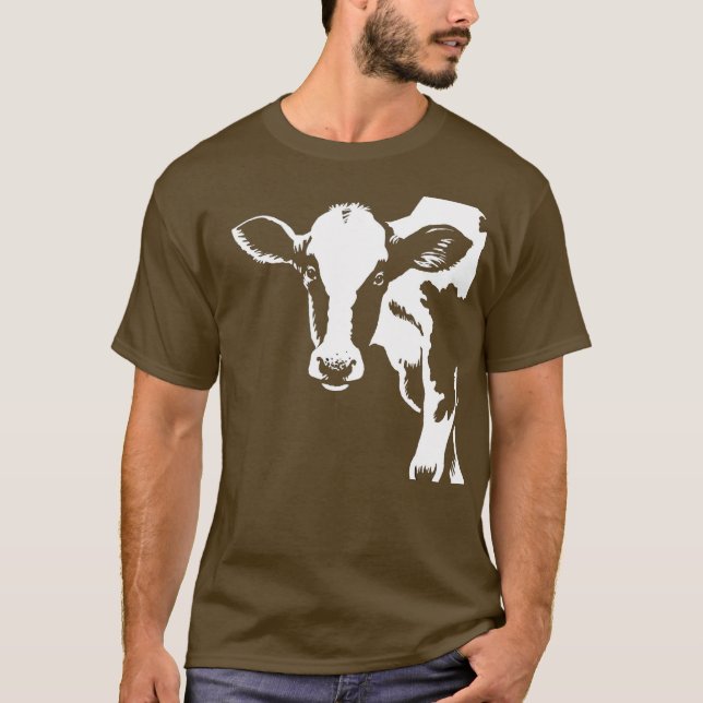 T-shirt Pièce en t de vache (Devant)