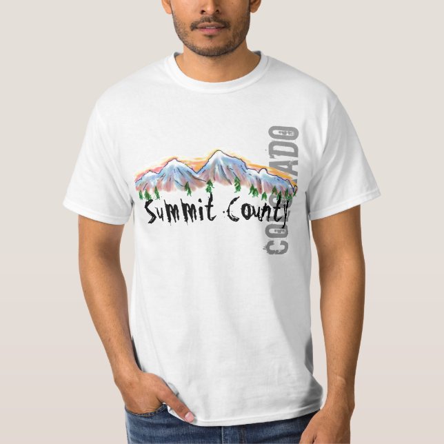 T-shirt Pièce en t de valeur du comté de Summit le (Devant)