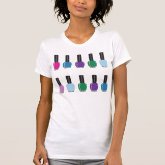 T-shirt Pièce en t de vernis à ongles