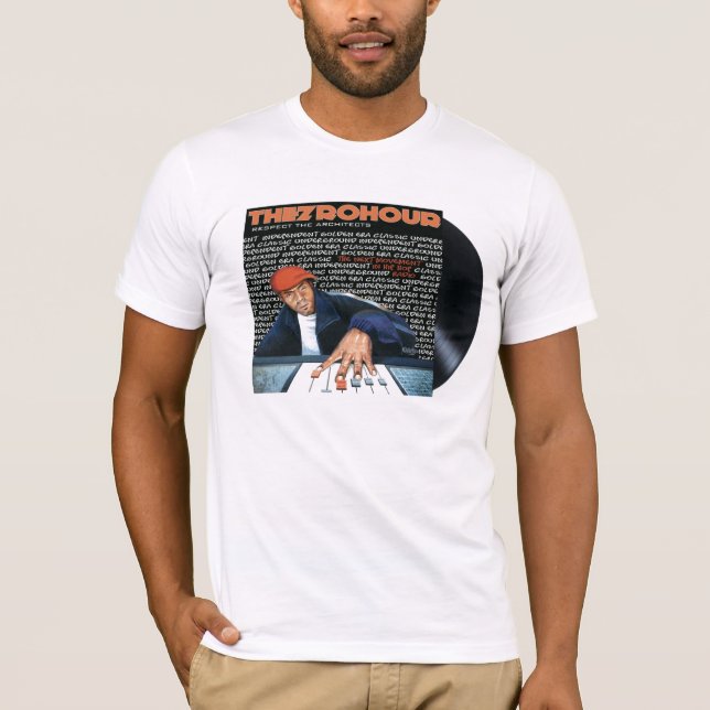 T-shirt Pièce en t de vinyle de THEZROHOUR (Devant)