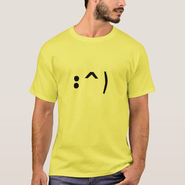 T-shirt pièce en t de visage (Devant)