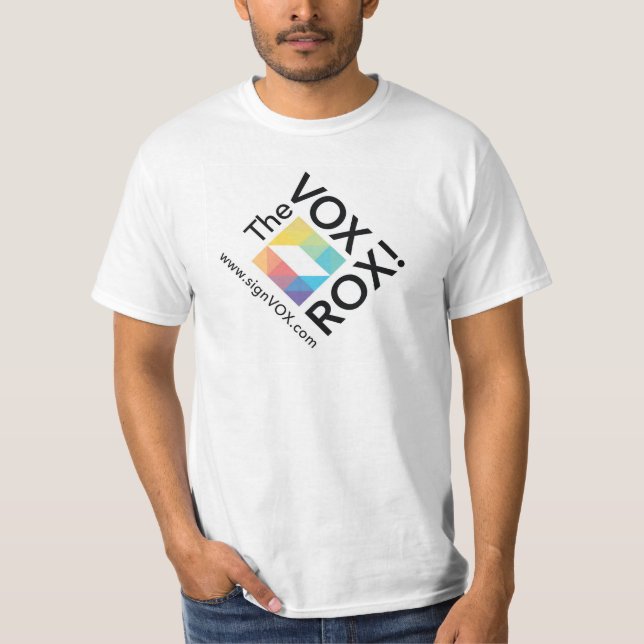 T-shirt Pièce en t de VOX ROX (Devant)