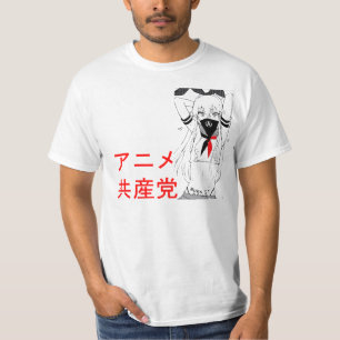 T-shirt Pièce en t de Waifu de parti communiste/anarchiste