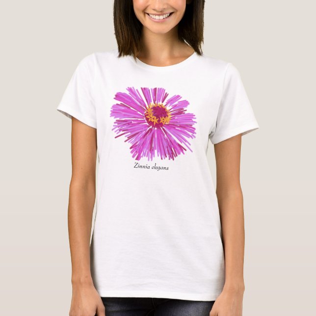T-shirt Pièce en t de Zinnia (Devant)