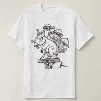 T-shirt Pièce en t d'écureuil