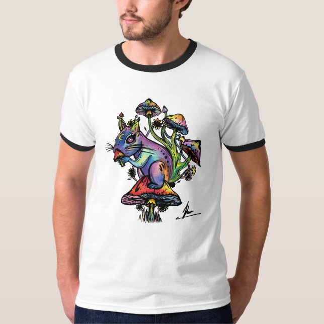 T-shirt Pièce en t d'écureuil (Devant)